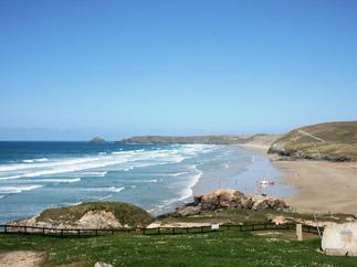 Blue Waters is located in Perranporth